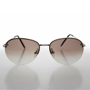 Chic Gradient Color Tinted Lens 90s Sunglass