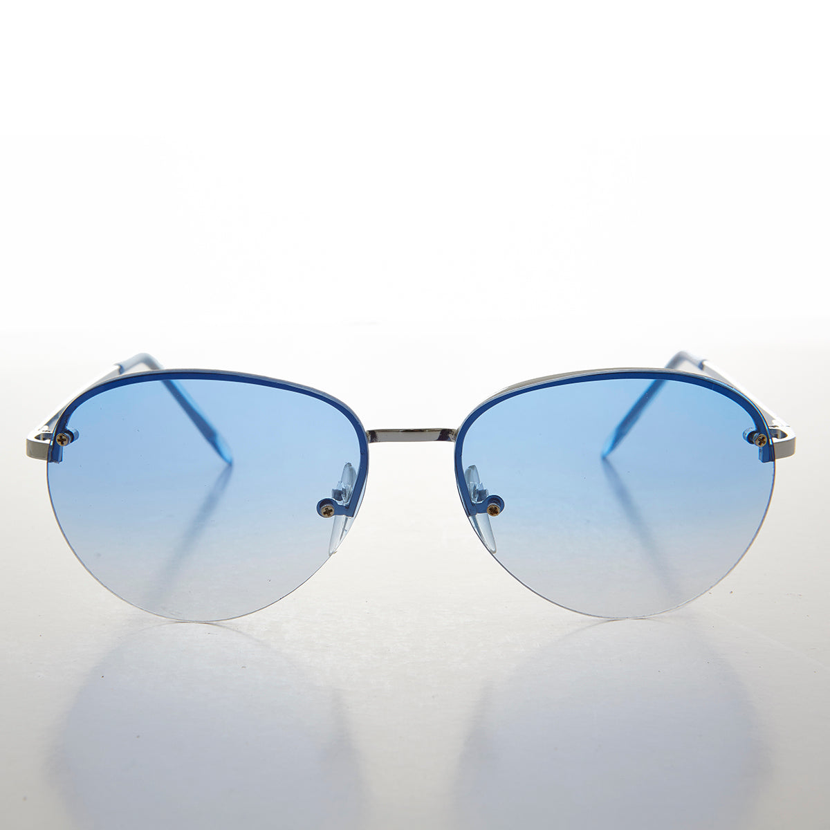 Chic Gradient Color Tinted Lens 90s Sunglass