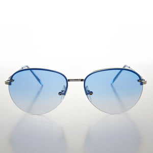 Chic Gradient Color Tinted Lens 90s Sunglass