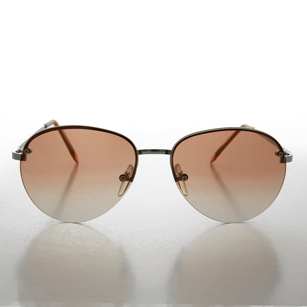 Chic Gradient Color Tinted Lens 90s Sunglass