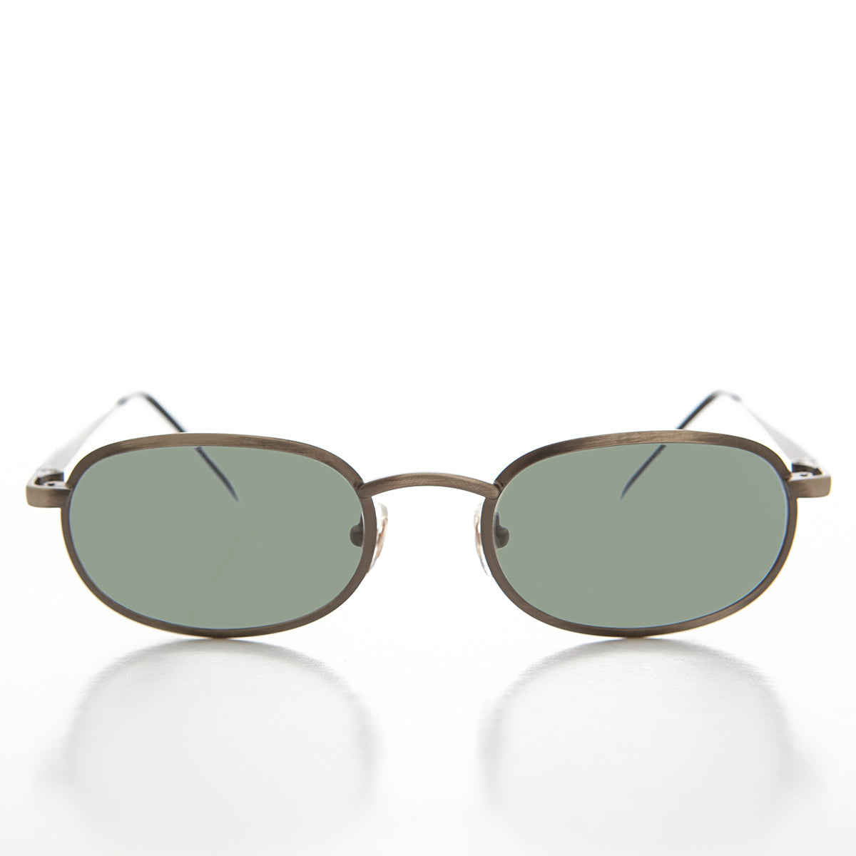 Oval Alloy Vintage Sunglasses