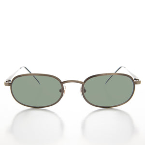 Oval Alloy Vintage Sunglasses