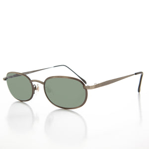 Oval Alloy Vintage Sunglasses