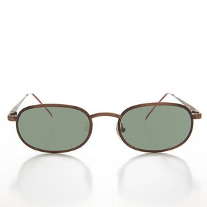 Oval Alloy Vintage Sunglasses