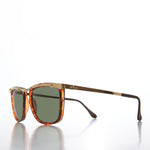 Load image into Gallery viewer, 90s Unique Gold Brow Squared Sunglass
