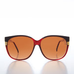 Load image into Gallery viewer, Women's Large Vintage Sunglass With Copper Lens
