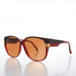 Load image into Gallery viewer, Women's Large Vintage Sunglass With Copper Lens
