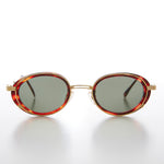 Load image into Gallery viewer, Cyber Goth Oval Vintage Sunglass

