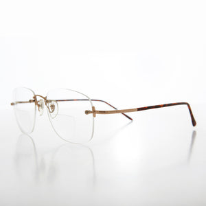 rimless bifocal reading glasses