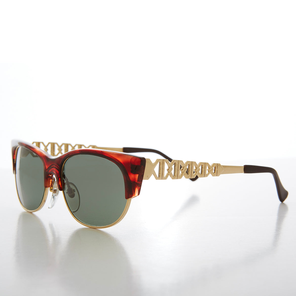 Updated 90s Half Frame Sunglasses