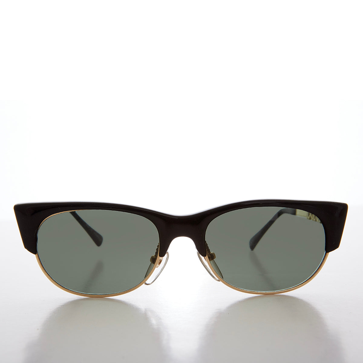 Updated 90s Half Frame Sunglasses
