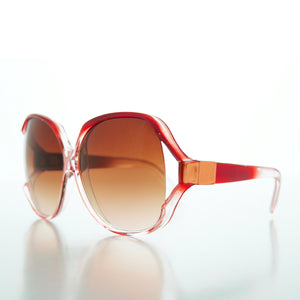 Oversized 80s Women's Sunglass - Gloria – Sunglass Museum