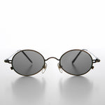 Load image into Gallery viewer, Oval Metal Spectacles 90s Vintage Dead Stock Sunglass - Greco

