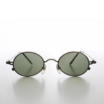 Load image into Gallery viewer, Oval Metal Spectacles 90s Vintage Dead Stock Sunglass
