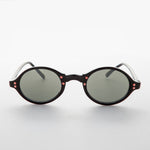 Load image into Gallery viewer, Small Oval Vintage Sunglass with Gold Studs
