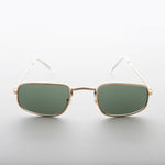 Load image into Gallery viewer, Small Rectangular Metal Vintage Sunglasses
