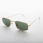 Load image into Gallery viewer, Small Rectangular Metal Vintage Sunglasses
