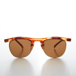 Load image into Gallery viewer, Horn Rim Half Frame Hipster Vintage Sunglass 
