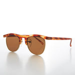 Load image into Gallery viewer, Horn Rim Half Frame Hipster Vintage Sunglass 
