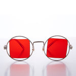 Load image into Gallery viewer, Silver Psychedelic Round Sunglasses
