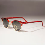 Load image into Gallery viewer, Colorful Brow Line Half Frame Women's Vintage Sunglass
