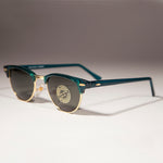 Load image into Gallery viewer, Colorful Brow Line Half Frame Women's Vintage Sunglass
