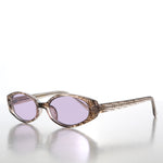 Load image into Gallery viewer, 90s Oval Sunglasses with Light Tinted Lenses
