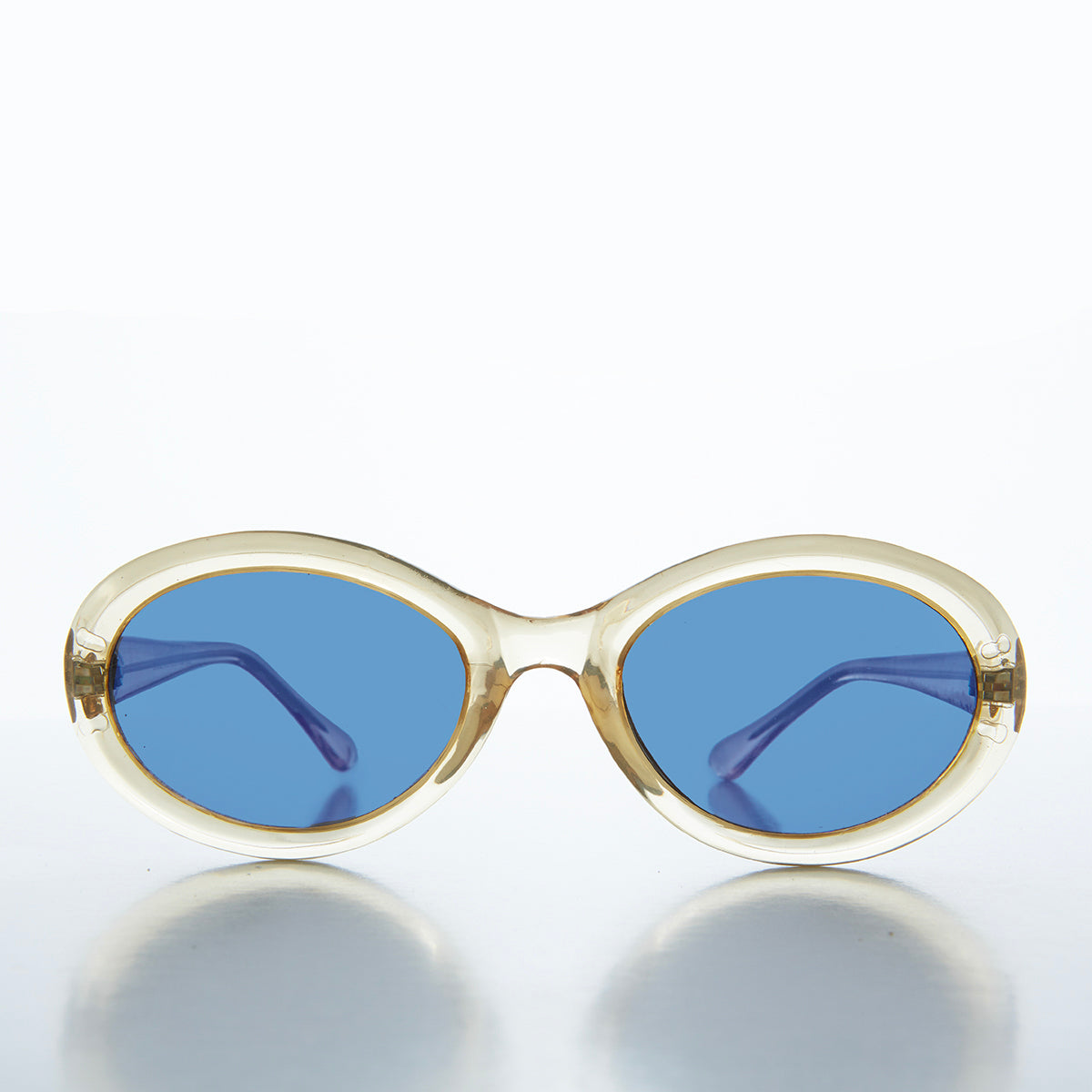o. friulana 90s vintage トータスシェル キャットアイ Classic Oval Unisex Clout 90s Sunglasses - Hilda – Sunglass Museum