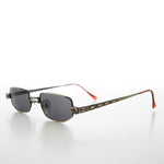 Load image into Gallery viewer, Small Rectangle Metal Punk Vintage Sunglasses
