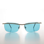 Load image into Gallery viewer, Rimless Y2k Sleek Rectangle Vintage Sunglasses 
