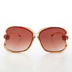 Load image into Gallery viewer, Oversized Square Clear Frame Vintage Sunglasses
