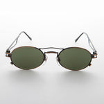 Load image into Gallery viewer, Sporty Oval Steampunk Optical Quality Vintage Sunglass
