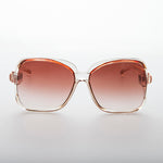 Load image into Gallery viewer, Oversized Square Clear Frame Vintage Sunglasses 
