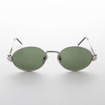 Load image into Gallery viewer, Spring Temple Oval Steampunk Vintage Sunglass 
