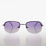 Load image into Gallery viewer, Color Tinted Rimless 90s Vintage Sunglass - June
