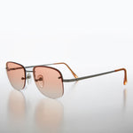 Load image into Gallery viewer, Color Tinted Rimless 90s Vintage Sunglass - June
