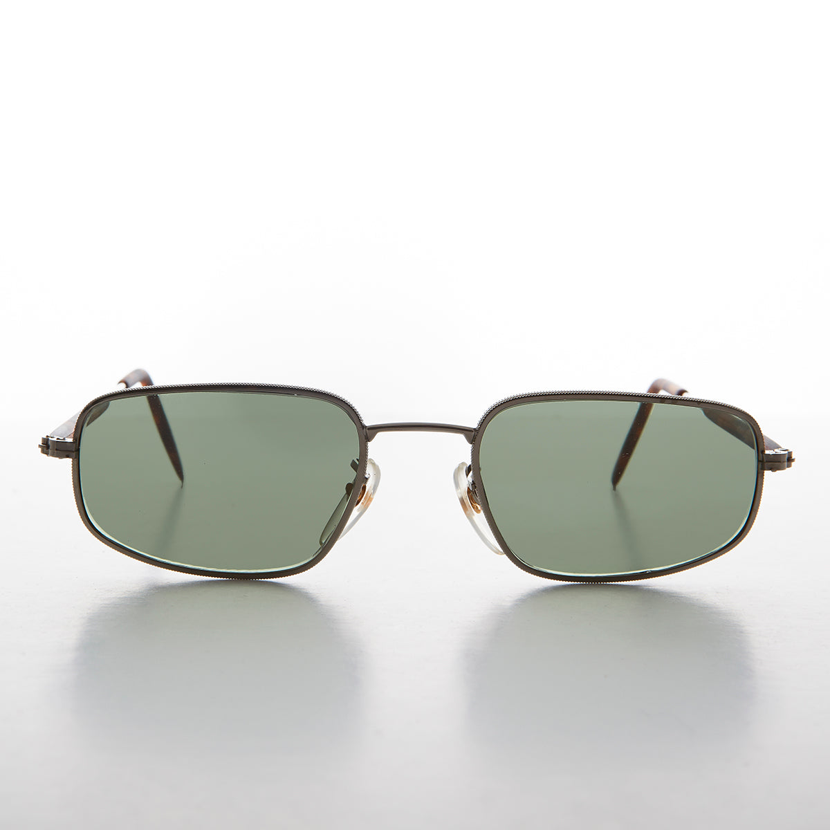 Rectangular Glass Lens Vintage Sunglass
