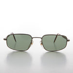 Load image into Gallery viewer, Rectangular Glass Lens Vintage Sunglass
