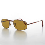 Load image into Gallery viewer, Rectangular Glass Lens Vintage Sunglass
