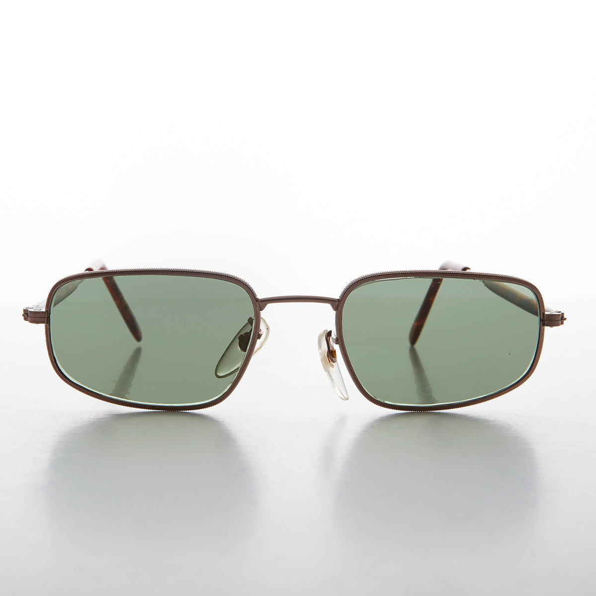 Rectangular Glass Lens Vintage Sunglass