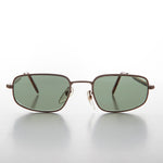 Load image into Gallery viewer, Rectangular Glass Lens Vintage Sunglass

