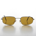 Load image into Gallery viewer, Rectangular Glass Lens Vintage Sunglass
