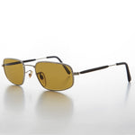 Load image into Gallery viewer, Rectangular Glass Lens Vintage Sunglass

