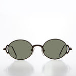 Load image into Gallery viewer, 90s Oval Steampunk Sunglass
