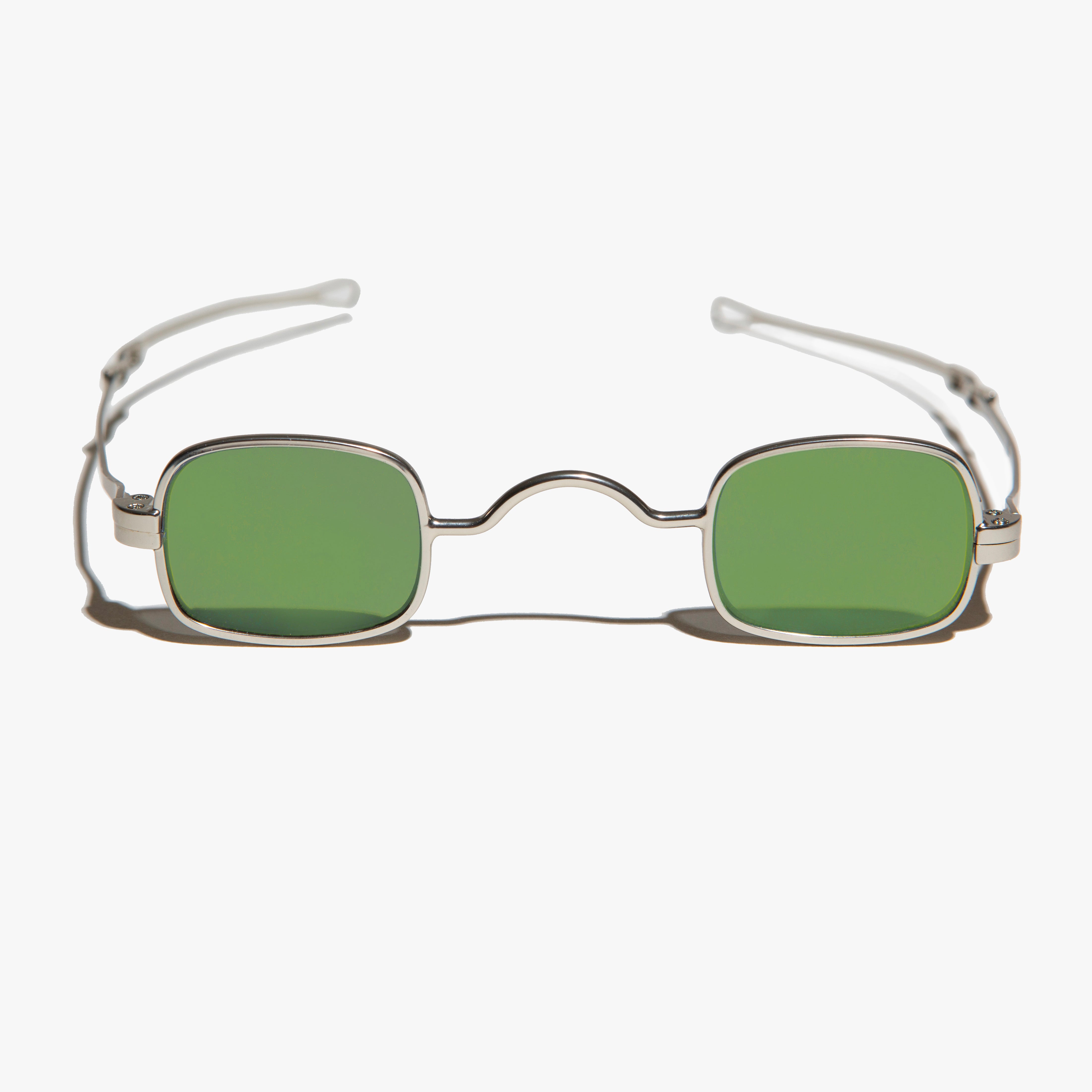 Tiny Rectangular Spectacle Sunglass with Sliding Temples - Kane ...