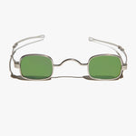Load image into Gallery viewer, Tiny Rectangular Spectacle Sunglass with Sliding Temples
