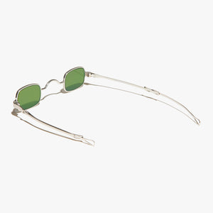 Tiny Rectangular Spectacle Sunglass with Sliding Temples