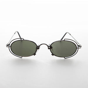 Tiny Oval 90s Metal Vintage Sunglasse