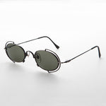 Load image into Gallery viewer, Tiny Oval 90s Metal Vintage Sunglasse
