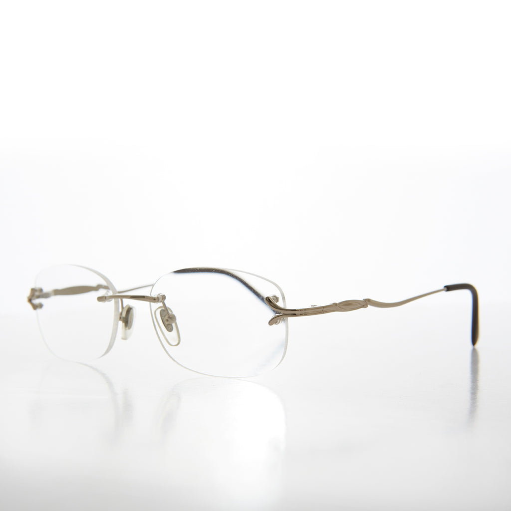 Fancy Rimless Reading Glasses